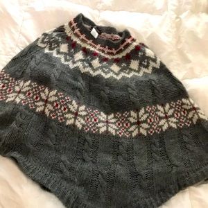 NWOT made in Italy poncho